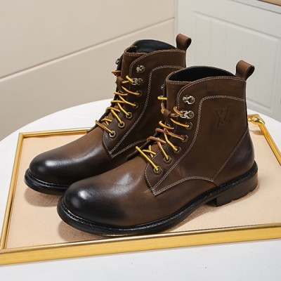 Louis Vuitton 2020 Mens Leather Boots Sneakers - 루이비통 2020 남성용 레더 부츠 스니커즈 LOUS0770,Size(240 - 270).브라운
