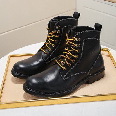 Louis Vuitton 2020 Mens Leather Boots Sneakers - 루이비통 2020 남성용 레더 부츠 스니커즈 LOUS0771,Size(240 - 270).블랙