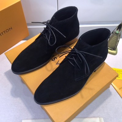 Louis Vuitton 2020 Mens Leather Boots Sneakers - 루이비통 2020 남성용 레더 부츠 스니커즈 LOUS0775,Size(240 - 270).블랙