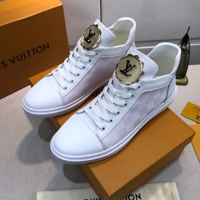 Louis Vuitton 2020 Mens Leather Sneakers - 루이비통 2020 남성용 레더 스니커즈 LOUS0779,Size(240 - 270).화이트