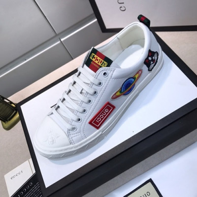 Gucci 2020 Mens Leather Sneakers - 구찌 2020 남성용 레더 스니커즈 GUCS0811,Size(240 - 270),화이트
