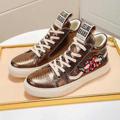 Gucci 2020 Mens Leather Sneakers - 구찌  2020 남성용 레더 스니커즈 GUCS0818,Size(240 - 270),브라운