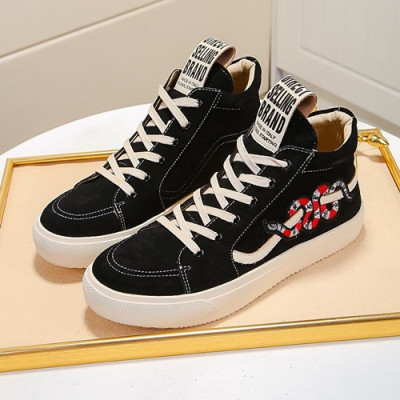 Gucci 2020 Mens Leather Sneakers - 구찌  2020 남성용 레더 스니커즈 GUCS0819,Size(240 - 270),블랙