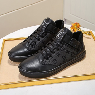 Louis Vuitton 2020 Mens Leather Sneakers - 루이비통 2020 남성용 레더 스니커즈 LOUS0787,Size(240 - 270).블랙