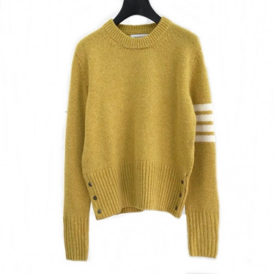 [톰브라운]Thom Browne 2020 Mens Strap Crew-neck Wool Sweaters - 톰브라운 2020 남성 스트랩 크루넥 울 스웨터 Thom0537x.Size(s - xl).옐로우