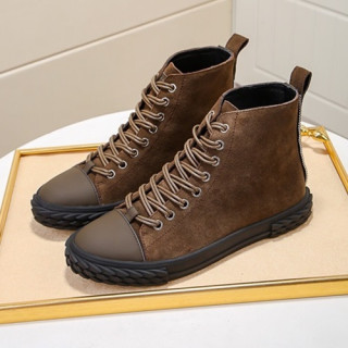 Giuseppe Zanoti 2020 Mens Leather Sneakers - 쥬세페자노티 2020 남성용 레더 스니커즈 GZS0056,Size(240 - 270).브라운