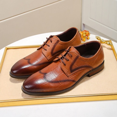 Gucci 2020 Mens Leather Oxford Shoes -  구찌 2020 남성용 레더 옥스퍼드 슈즈 GUCS0835, Size(240 - 270).브라운