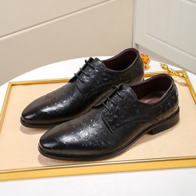 Gucci 2020 Mens Leather Oxford Shoes -  구찌 2020 남성용 레더 옥스퍼드 슈즈 GUCS0837, Size(240 - 270).블랙