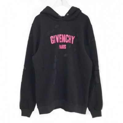 [지방시]Givenchy 2020 Mm/Wm Logo Casual Cotton HoodT - 지방시 2020 남자 로고 캐쥬얼 코튼 후드티 Giv0343x.Size(2xs - l).블랙