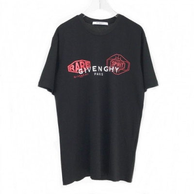 [지방시]Givenchy 2020 Mm/Wm Logo Silket Crew-neck Short Sleeved Tshirts - 지방시 2020 남성 로고 실켓 크루넥 반팔티 Giv0348x.Size(2xs - l). 블랙