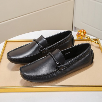 Ermenegildo Zegna  2020 Mens Leather Loafer - 에르메넬질도 제냐 2020 남성용 레더 로퍼 ZEGS0013.Size(240 - 270).블랙