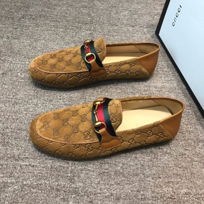 Gucci 2020 Mens Leather Loafer - 구찌 2020 남성용 레더 로퍼 GUCS0846,Size(240 - 270).카키브라운