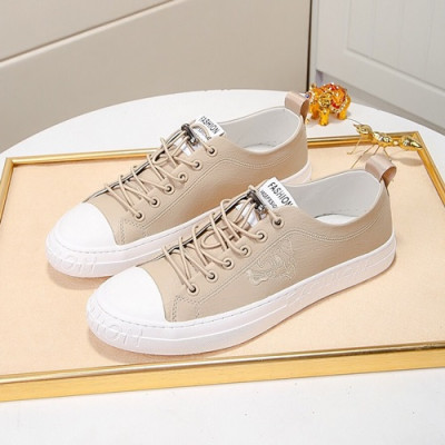 Versace 2020 Mens Leather Sneakers - 베르사체 2020 남성용 레더 스니커즈 VERS0413,Size (240 - 270).베이지