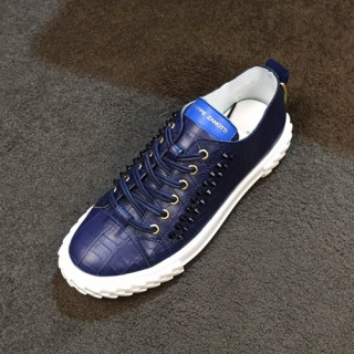 Giuseppe Zanoti 2020 Mens Leather Sneakers - 쥬세페자노티 2020 남성용 레더 스니커즈 GZS0059,Size(240 - 270).네이비