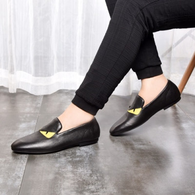 Fendi 2020 Mens Leather Loafer - 펜디 2020 남성용 레더 로퍼 FENS0294,Size(240 - 270).블랙