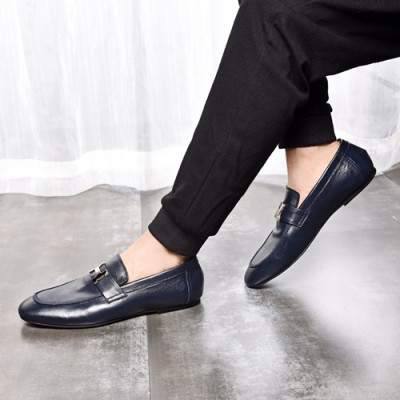 Hermes 2020 Mens Leather Loafer - 에르메스 2020 남성용 레더 로퍼 HERS0290,Size(240 - 270).네이비