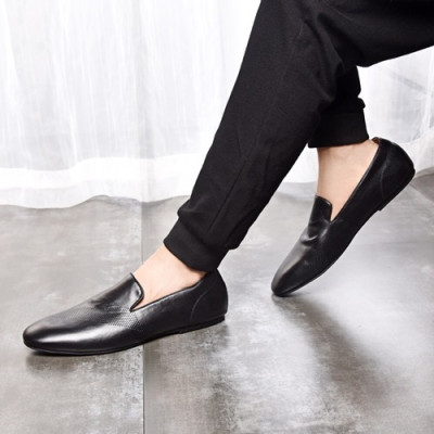 Hermes 2020 Mens Leather Loafer - 에르메스 2020 남성용 레더 로퍼 HERS0294,Size(240 - 270).블랙