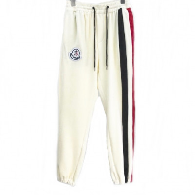 [몽클레어]Moncler 2020 Mens Casual Logo Training Pants - 몽클레어 2020 남성 캐쥬얼 로고 트레이닝 팬츠 Moc01480x.Size(m - 3xl).화이트