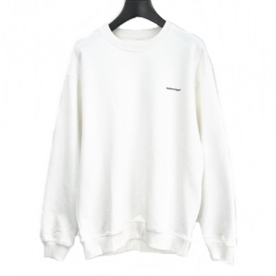 [발렌시아가]Balenciaga 2020 Mens Logo Crew-neck Cotton Tshirts - 발렌시아가 2020 남성 로고 크루넥 코튼 맨투맨 Bal0514x.Size(s - 2xl).화이트