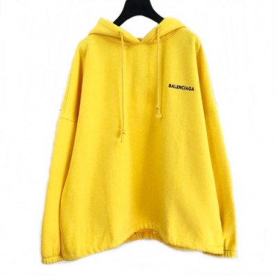 [발렌시아가]Balenciaga 2020 Mm/Wm Logo Oversize Cotton Hoodie - 발렌시아가 2020 남자 로고 오버사이즈 코튼 후디 Bal0519x.Size(m - l).옐로우