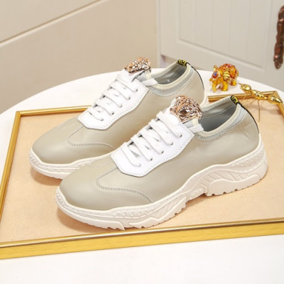 Versace 2020 Mens Leather Sneakers - 베르사체 2020 남성용 레더 스니커즈 VERS0420,Size (240 - 270).그레이