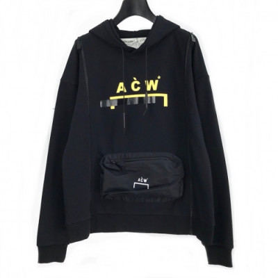 [어콜드월]A-cold-wall 2020 Mens Logo Printing Cotton Hoodie - 어콜드월 2020 남성 로고 프린팅 코튼 후디 Acw0024x.Size(m - xl).블랙