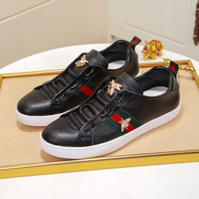 Gucci 2020 Mens Leather Sneakers - 구찌  2020 남성용 레더 스니커즈 GUCS0867,Size(240 - 270),블랙