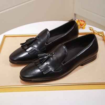 Louis Vuitton 2020 Mens Leather Loafer - 루이비통 2020 남성용 레더 로퍼 LOUS0803,Size(245 - 275).블랙