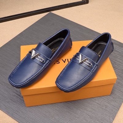 Louis Vuitton 2020 Mens Leather Loafer - 루이비통 2020 남성용 레더 로퍼 LOUS0806,Size(240 - 270).블루