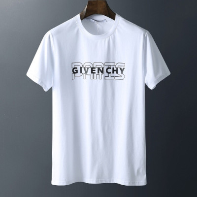 [지방시]Givenchy 2020 Mm/Wm Logo Silket Crew-neck Short Sleeved Tshirts - 지방시 2020 남성 로고 실켓 크루넥 반팔티 Giv0357x.Size(m - 3xl).화이트