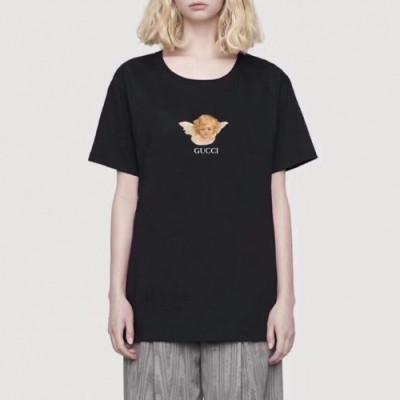 [매장판]Gucci 2020 Mm/Wm Logo Silket Short Sleeved Tshirts - 구찌 2020 남자 로고 실켓 반팔티 Guc02222x.Size(xs - l).블랙