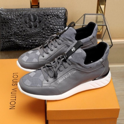 Louis Vuitton 2020 Mens Leather Sneakers - 루이비통 2020 남성용 레더 스니커즈 LOUS0819,Size(240 - 270).그레이