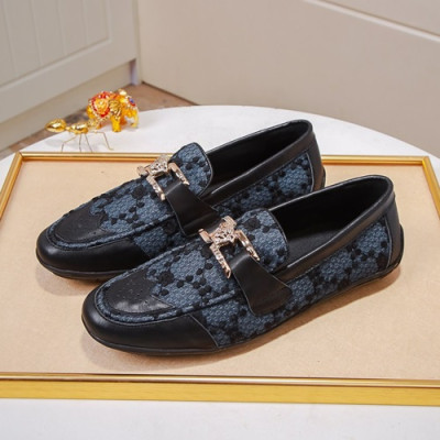 Versace  2020 Mens Leather Loafer - 베르사체 2020 남성용 레더 로퍼 VERS0428,Size(240 - 270).블루