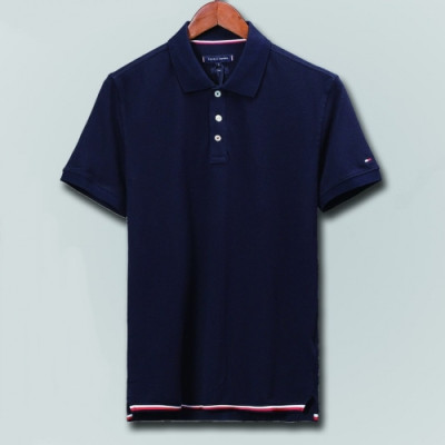 [토미]Tommy 2020 Mens Logo Cotton Polo Short Sleeved Tshirts - 토미 2020 남성 로고 코튼 폴로 반팔티 Tomy0029x.Size(s - 2xl).네이비