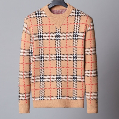 [버버리]Burberry 2020 Mm/Wm Vintage Crew-neck Wool Sweaters - 버버리 2020 남자 빈티지 크루넥 울 스웨터 Bur02172x.Size(m - 3xl).카멜