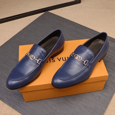 Louis Vuitton 2020 Mens Leather Loafer - 루이비통 2020 남성용 레더 로퍼 LOUS0842,Size(240 - 270).블루