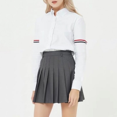 [톰브라운]Thom Browne 2020 Womens Classic Cotton Skirts - 톰브라운 2020 여성 클래식 코튼 스커트 Thom0592x.Size(s - xl).그레이
