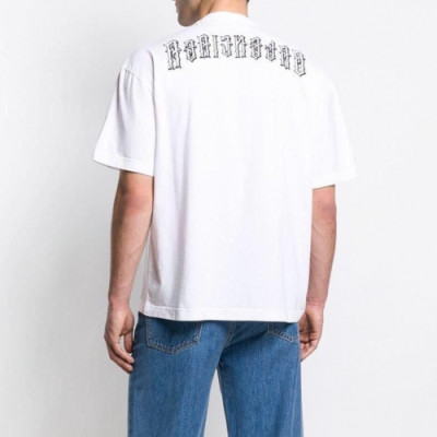 [발렌시아가]Balenciaga 2020 Mm/Wm Logo Cotton Short Sleeved Tshirts - 발렌시아가 2020 남자 로고 코튼 오버사이즈 반팔티 Bal0545x.Size(s - l).화이트