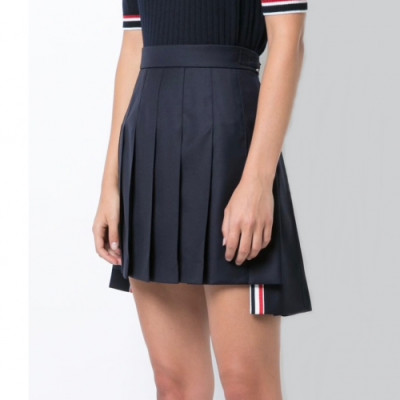 [톰브라운]Thom Browne 2020 Womens Classic Cotton Skirts - 톰브라운 2020 여성 클래식 코튼 스커트 Thom0596x.Size(s - xl).네이비
