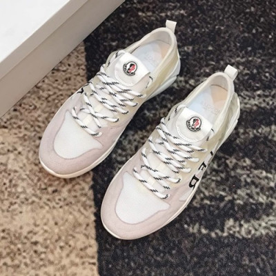 Moncler 2020 Mens Leather Running Shoes - 몽클레어 2020 남성용 레더 런닝슈즈 ,MONCS0038,Size(240 - 270).화이트