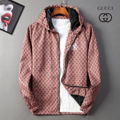 [구찌]Gucci 2020 Mens Logo Casual Jackets - 구찌 2020 남성 로고 캐쥬얼 자켓 Guc02230x.Size(m - 3xl).버건디