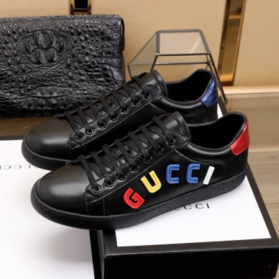Gucci 2020 Mens Leather Sneakers - 구찌  2020 남성용 레더 스니커즈 GUCS0921,Size(240 - 270),블랙