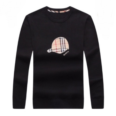 [버버리]Burberry 2020 Mens Logo Cashmere Sweaters - 버버리 2020 남성 로고 캐시미어 스웨터 Bur02218x.Size(l - 4xl).블랙