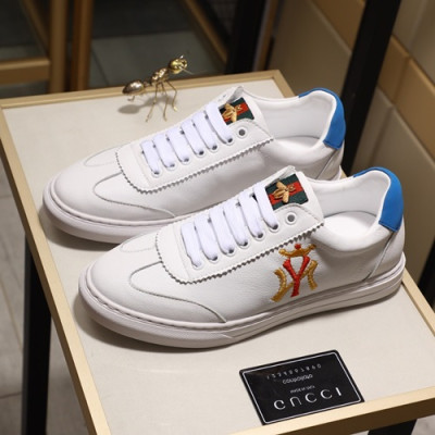 Gucci 2020 Mens Leather Sneakers - 구찌 2020 남성용 레더 스니커즈 GUCS0930,Size(240 - 270),화이트