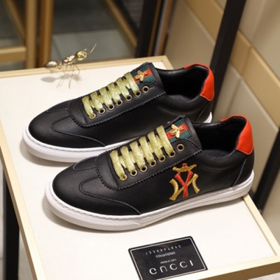 Gucci 2020 Mens Leather Sneakers - 구찌  2020 남성용 레더 스니커즈 GUCS0931,Size(240 - 270),블랙
