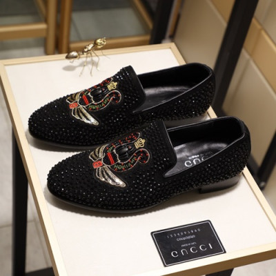 Gucci 2020 Mens Leather Loafer - 구찌 2020 남성용 레더 로퍼 GUCS0942,Size(240 - 270).블랙