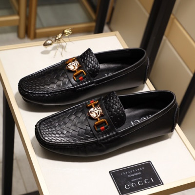 Gucci 2020 Mens Leather Loafer - 구찌 2020 남성용 레더 로퍼 GUCS0944,Size(240 - 270).블랙