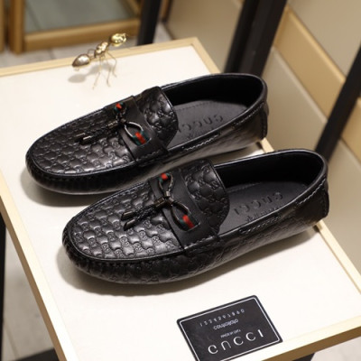 Gucci 2020 Mens Leather Loafer - 구찌 2020 남성용 레더 로퍼 GUCS0946,Size(240 - 270).블랙