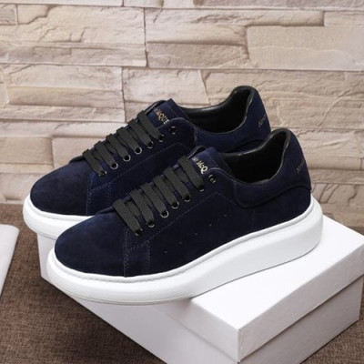 Alexander McQueen 2020 Mens Suede Sneakers - 알렉산더맥퀸 2020 남성용 스웨이드 스니커즈 AMQS0124,Size(240 - 270).네이비