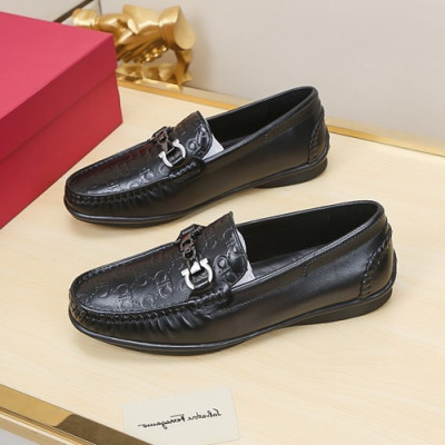 Ferragamo  2020 Mens Leather Loafer - 페라가모 2020 남성용 레더 로퍼 FGMS0310 ,Size(240 - 270).블랙